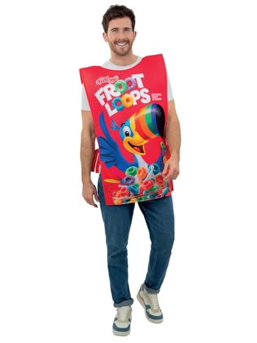 Smiffys Kelloggs Froot Loops Cereal Box Costume