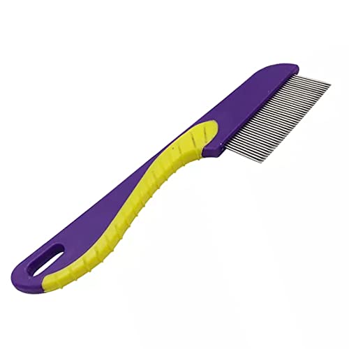 Yuppy-Puppy-Flea-Comb-Pet-Stainless-Steel-Tooth-Flea-Lice-Tear-Stain-Remover-Comb-Pet-Hair-Nit-Comb-Brush-for-Long-or-Medium-Haired-Dogs-and-Cats