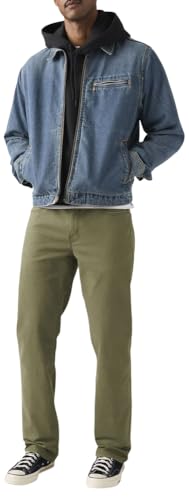 Levi's 514 Straight Fit, Jeans Uomo, 1946 - Olive Night, 30W / 30L