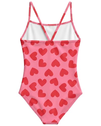 Image of weVSwe Baby Girl Swimsuit One Piece Swimsuit Cute Toddler Girls Sleeveless Bikini Kids 2-10 Years
