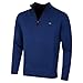 Calvin Klein Mens 2025 1/2 Zip CK Golf Sweater - Atlantic Blue - M