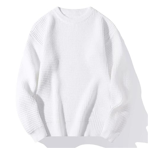 Men's Long-Sleeved Sweater Super Soft Knitted Sweater Winter Fisherman Sweater Y2K3