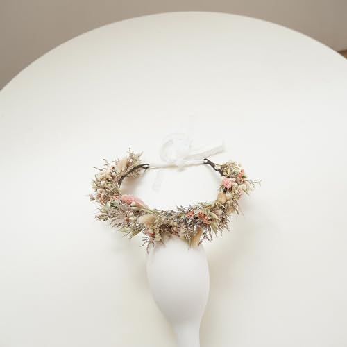 Corona de flores secas para boda DXXD modelo Boutonniere miniatura 5