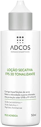 Adcos Acne Solution Loção Secativa FPS30 Tonalizante 50ml