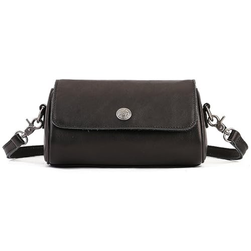 Petit sac à bandoulière vintage femme cuir véritable sacoche tendance