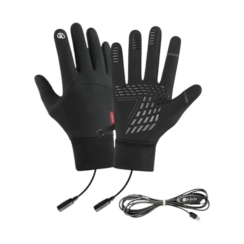 Gants chauffants électriques pour cyclisme, randonnée et pêche en hiver