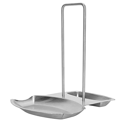 Akozon Pot Lid Frame Stand Lid Storage Rack Lid Organizer for Stove Counter