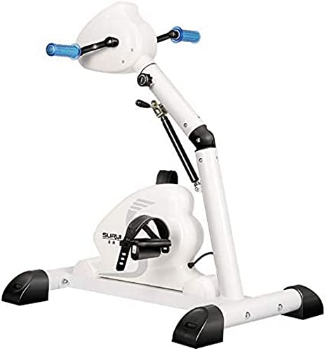 Image of Portable Pedal Exercise Electric Pedal Folding Exerciser Pedal Bike for Arms and Legs Home Physiotherapy Restore Muscle Strength, Co-Ordination, Knee Recovery for Arthritis Suffere
