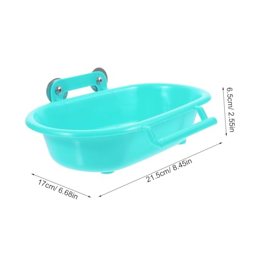 Image of BESPORTBLE Box Bird Bath Birds Supply Compact Bird Birds Bathtub Bowl Parakeet Bath for Cage Bird Cage Bathtub Bird Supplies Cage Hanging Bath Tub Bird Hanging Bathtub Bird Shower Tray Parrot