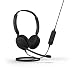 Jabra Evolve 10 Kabelgebundenes Headset mit geräuschunterdrückendem Mikrofon für PC/Laptop - USB-A-Einrichtung - TCO-Zertifiziert - Leichtes Design - Inline-Anruf-/Lautstärkeregler - Schwarz
