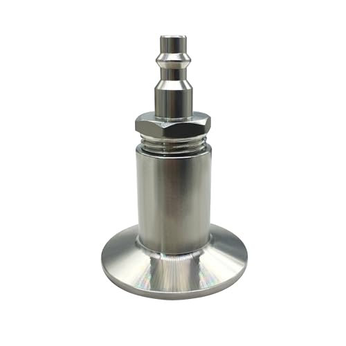 Beduan 304 SS Air Hose Quick Connect Plug 1/4 MPT M-Style to 1.5 Tri Clamp
