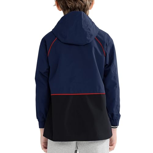 Image of Girls Boys Rain Jackets, Lightweight Waterproof Kids Rain Coats with Hood Windbreakers for Kids