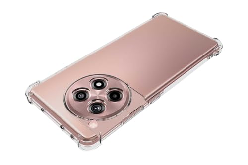 Image of Back Cover Transparent Soft Silicone Scratch Resistant Anti Slip Back Cover Case for OnePlus 12R - Transparent
