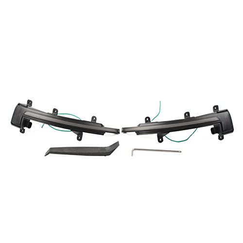 Rbanna1 Dynamic LED Turn Signal Light Yellow+Blue Side Mirror Marker Lamp accessories for Audi TT/TTS MK2 (8J) 2007-2014, TTRS MK2 (8J) 2010-2014, R8 (42) 2007-2015