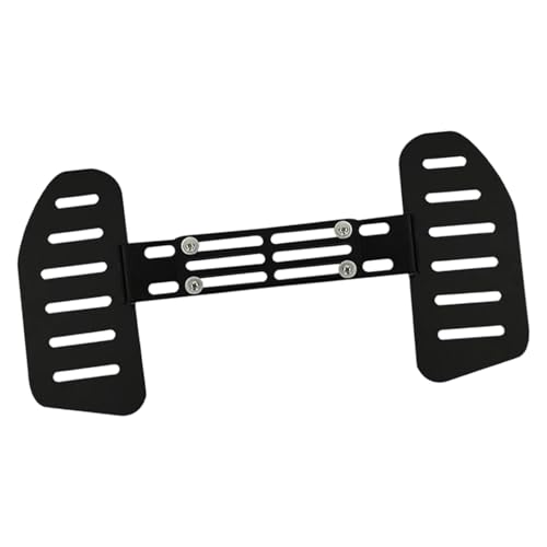 QSTDGVPW 電動スクーター用フロントフットレスト、幅20〜34.5cm、設置距離