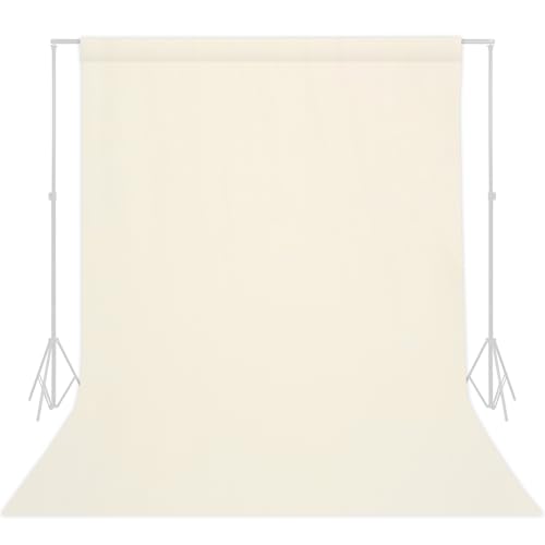 TRLYC Ivory Photography Backdrop - 5 x 7 FT Ivory Backdrops for Photoshoot Background Screen for Photo Backdrop Video Photography Studio Photo Backgrounds Background Screen Parties