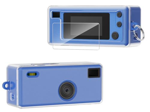 �yNIUQCTIAN�zFor KODAK CHARMERA ��p�n�[�h�P�[�X + �ی�t�B���� PC�f�ލ̗p�E�����^�E�y�ʃf�U�C���b�h���E�ϏՌ��E�L�Y�h�~�őS�ʕی�