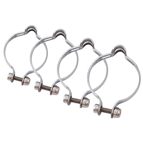 Zcargel Disc Brake Cable Clamp,4Pcs Bike Brake Shifting Line Guide Clamp Stainless Steel Brake Shift Line Clamp Bike Shift Derailleur Cable Guide Clips 25.4/28.6/31.8/34.9Mm #TOP19