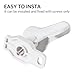 Xztrdi Square Inspection Hatch Handle for Boats - Yacht, Sailboat, Kayak Deck Cover Handle(White*2)