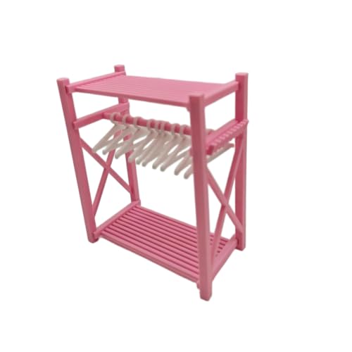 Placard pour vêtements de poupée empilable pour ne plus perdre les accessoires miniatures