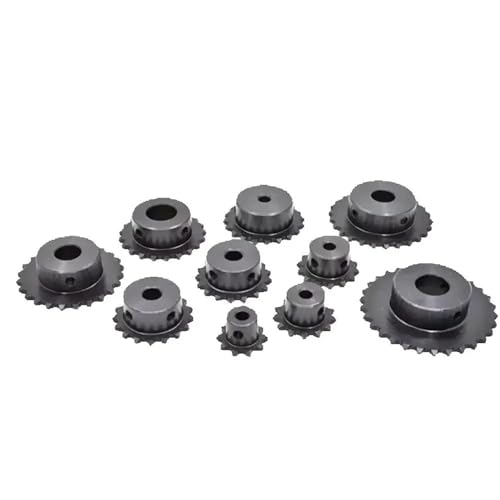 Piñón 04C 25T de 30 dientes y acero 45# con diámetro de 19mm