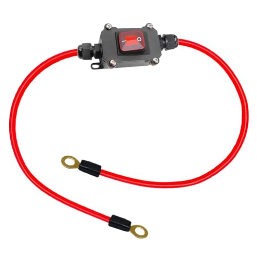 Rocker -Schalter, Bootsschalter,Auto On-of-Toggle mit vorbereiteten Kabeln | Hohe Power Outdoor Marine Off für Auto, Fahrzeug, Motorrad, Auto