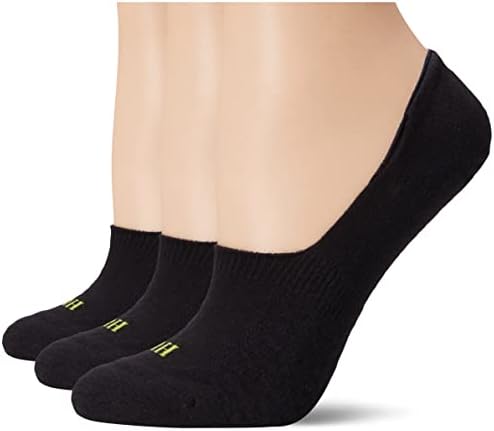 Hue Women's Air Cushion Liner, 9-11, Black, 3 Pack