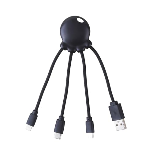 Xoopar Octopus - Câble Multi USB 4 en 1 en Forme de Pieuvre - Cha...