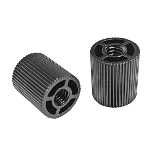 2 cámaras de rosca hembra de aluminio de 1/4-20 para brazos DSLR y soportes de luz, accesorios para adaptador de aluminio