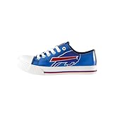 FOCO Buffalo Bills NFL Womens Team Color Metallic Sneakers - 8