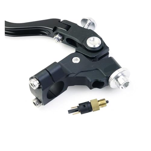 Levier d'embrayage moto d'exception et freins hydrauliques de précision rouge