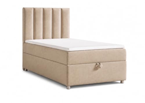 Best For Home Trinity K10 EinzelBett | Boxspringbett mit Bonell...