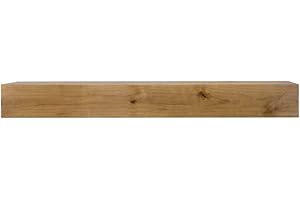 Rustic, 60-Inch Floating Mantel Shelf