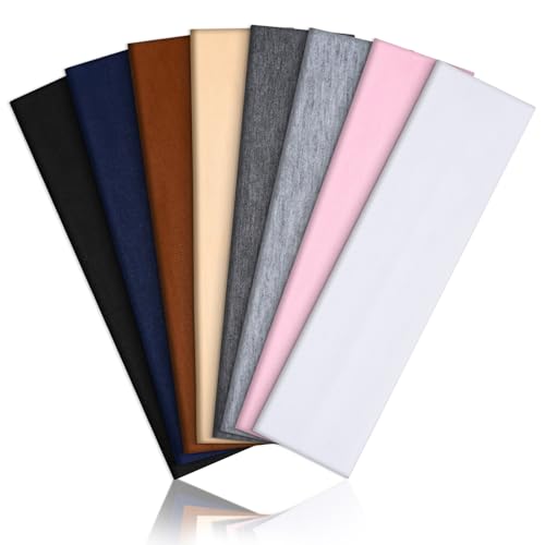 8 Pack Headbands for Women, Elastic Soft Hair Bands Non Slip Women's Fashion Headbands for Daily Workout Yoga Running (Multicolor)