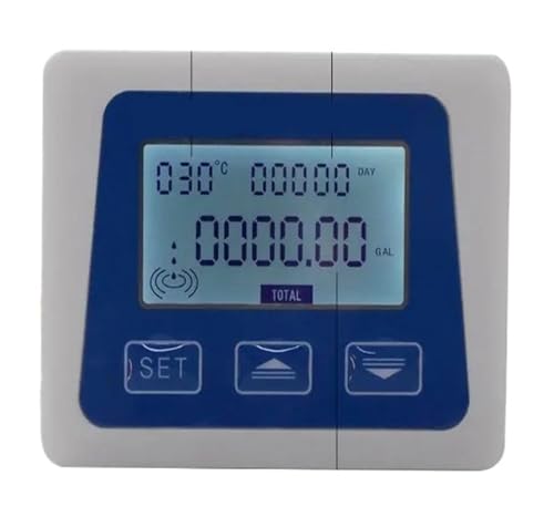 Débitmètre débit d'eau numérique G1/2 avec affichage LCD et capteur de temps - 4