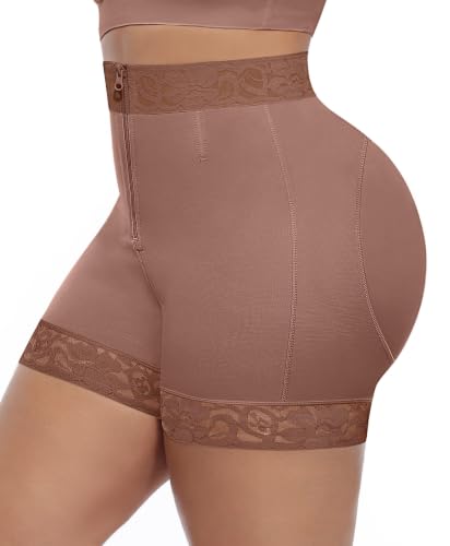 Image of FeelinGirl Tummy Control Shapewear Butt Lifting Faja Shorts Body Shaper
