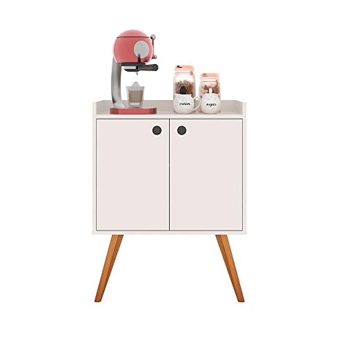 Aparador Buffet Retrô 2 Portas Alexa- Off White - Rpm Móveis