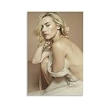 Kunstposter auf Leinwand, berühmte Schauspielerin Kate 