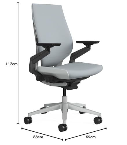 Image of Steelcase Gesture Office Chair - Ergonomic Work Chair with LiveBack Technology - 360 Degree Rotating Arms | 12-Year Warranty