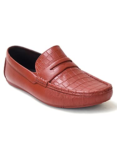 Image of AJANTA Men's Slip-on PVC Loafer | Water Proof & Rain Shoes | Anti Skid Outsole for Firm Grip | Lightweight & Comfortable Formal Moccasins for Office & Party