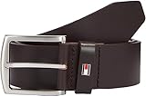 Tommy Hilfiger Men New Denton 4.0 Belt Leather, Brown (Testa Di Moro), 105