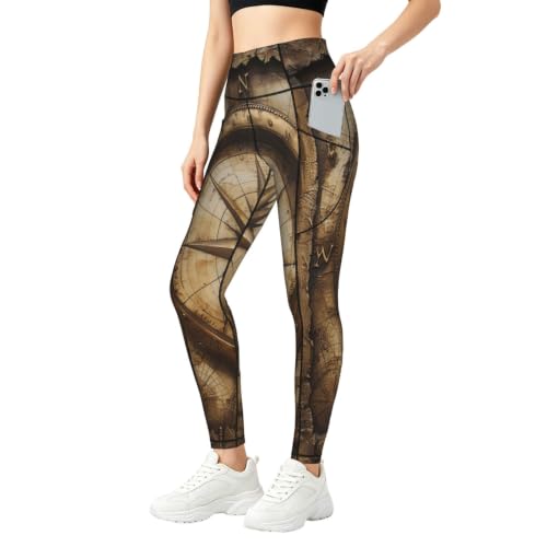 Pantalones de yoga holgados EnkzpoHen con estampado náutico para descanso diario de mujer 1