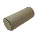 16" Dreamsweet Memory Foam Medium Bolster Roll Round Pillow w/ Removable Cover - Gray