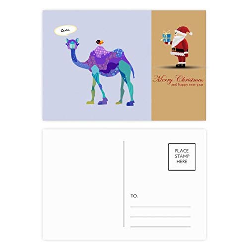 Cartes postales Camel Violet et Oiseau Bleu pour embellir vos messages de Noël en famille
