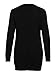 Vila Clothes Damen Strickjacke VIRIL L/S Open Knit Cardigan - NOOS 14044041, Einfarbig, Gr. 38 (Herstellergröße: M), Schwarz (Black)