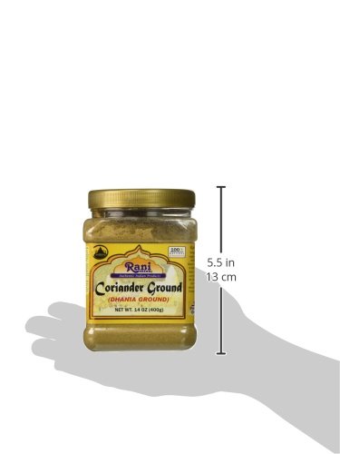 Rani Coriander Ground Powder (Indian Dhania) Spice 14Oz (400G) Pet Jar ~ All Natural | Salt-Free | Vegan | No Colors | Gluten Friendly | Non-Gmo | Indian Origin #TOP6