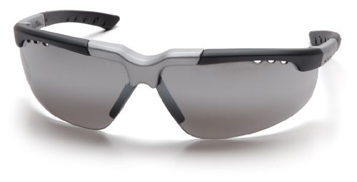 Pyramex Reatta Safety Eyewear, Silver Mirror Lens With Black/Silver Frame - Pyramex Safety