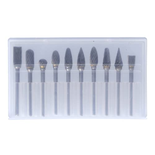 Juego de 10 fresas de carburo de tungsteno para carpintería miniatura 1