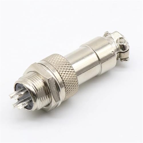 Connecteur aviation GX12 4 broches male femelle 12mm en metal durable