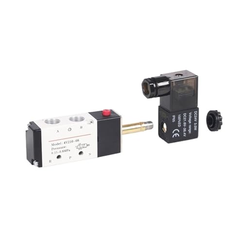Électrovanne pneumatique 5 voies à commutation rapide et raccords PC 8mm